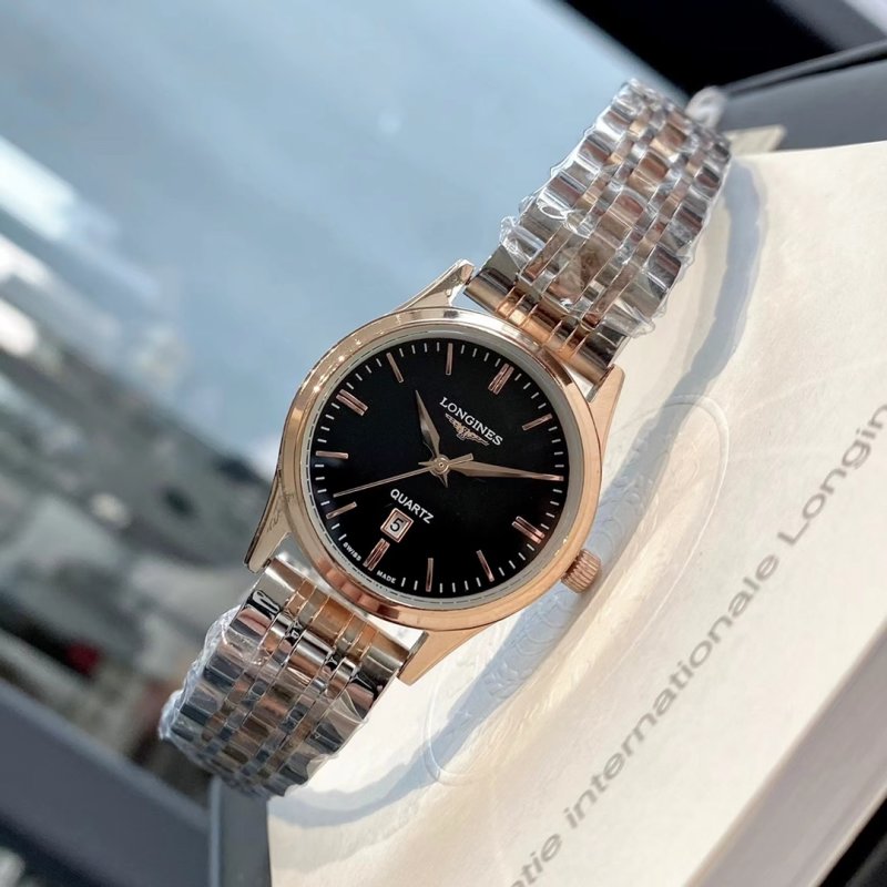 Longines Classic Quartz Couple Watch - Silver view