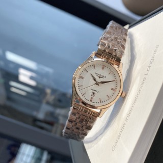 Longines Classic Quartz Couple Watch - Silver view 5