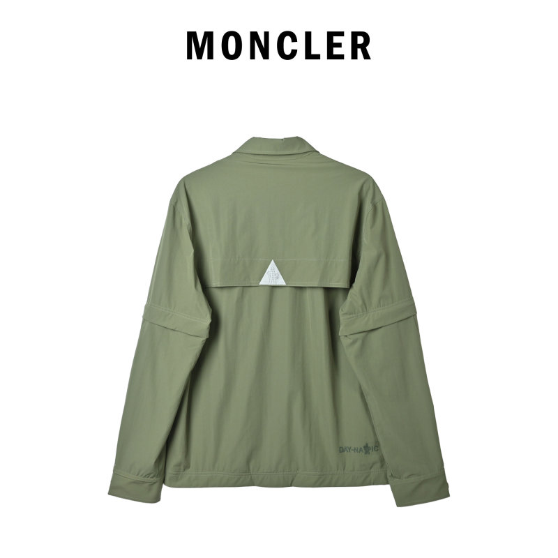 Sage Green Utility Shirt Jacket with Multi-Pocket Design view