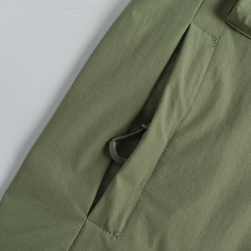 Sage Green Utility Shirt Jacket with Multi-Pocket Design view