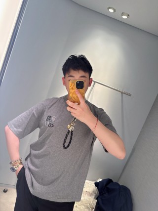Oversized Grey Short Sleeve T-Shirt with Embroidered Logo view 9