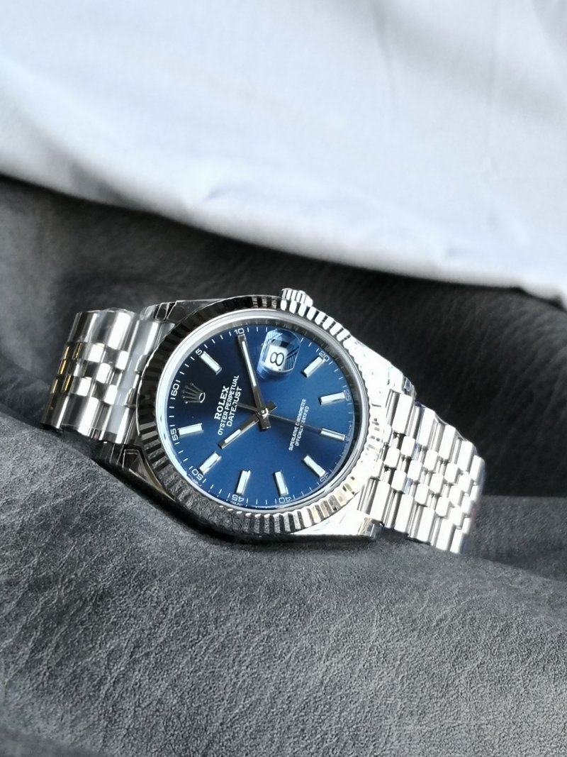 Rolex Datejust 41mm Steel Blue Dial Watch M126334 view