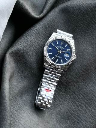Rolex Datejust 41mm Steel Blue Dial Watch M126334 view 5