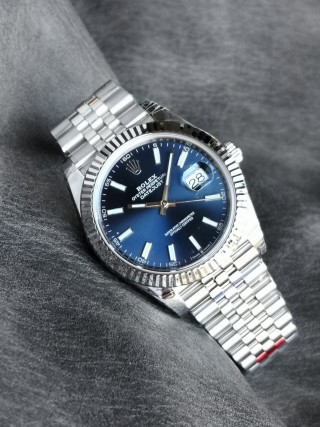 Rolex Datejust 41mm Steel Blue Dial Watch M126334 view 6