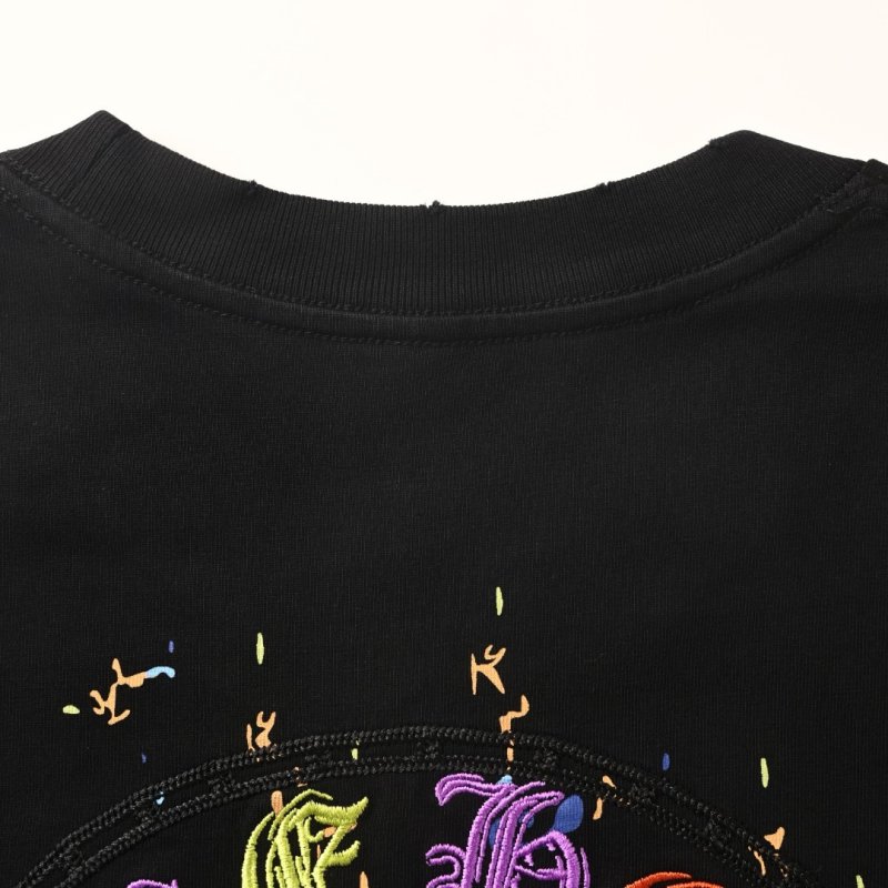 Zodiac Neon Graphic Black T-Shirt view
