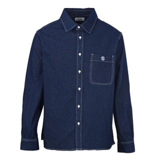 Chrome Hearts Denim Shirt Navy Blue view 7