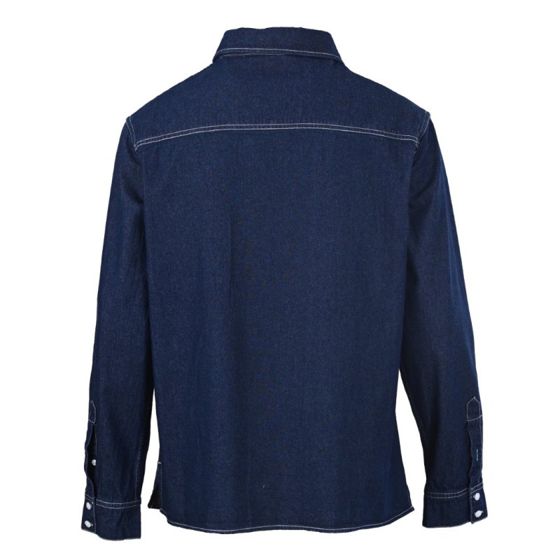 Chrome Hearts Denim Shirt Navy Blue view