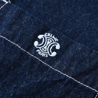 Chrome Hearts Denim Shirt Navy Blue view 11