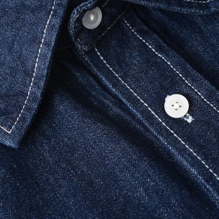 Chrome Hearts Denim Shirt Navy Blue view 13