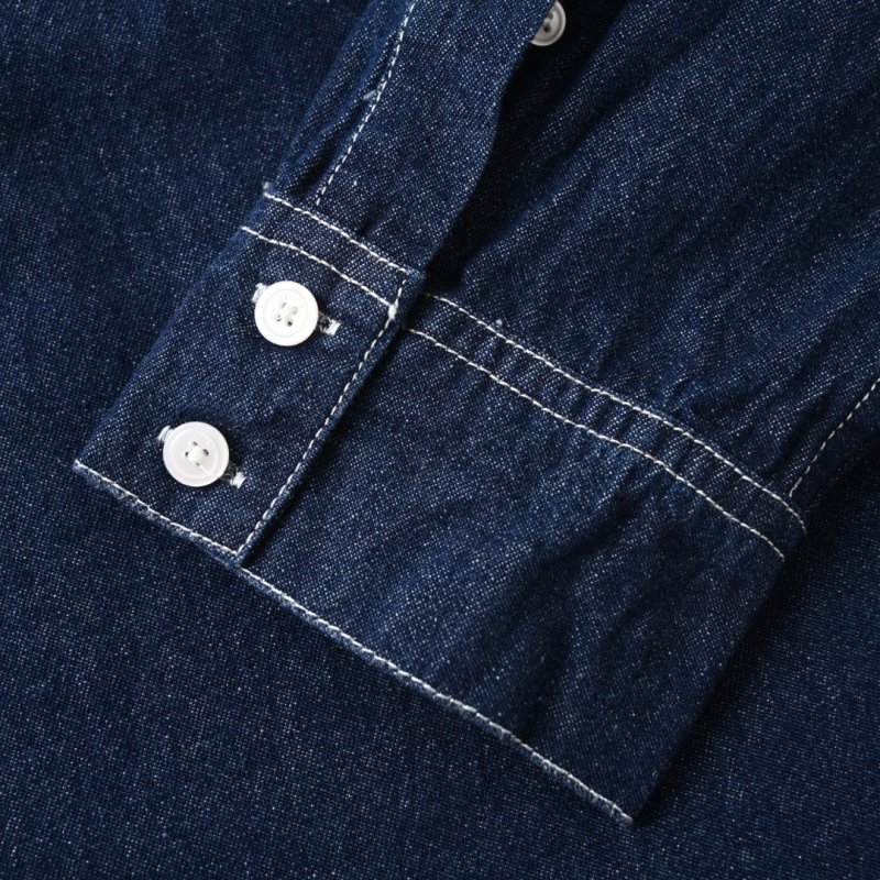 Chrome Hearts Denim Shirt Navy Blue view