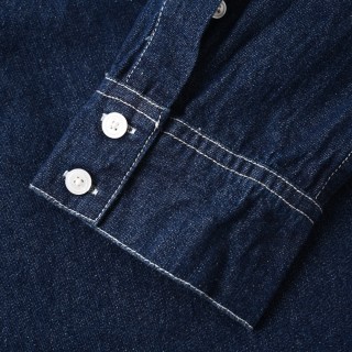 Chrome Hearts Denim Shirt Navy Blue view 14