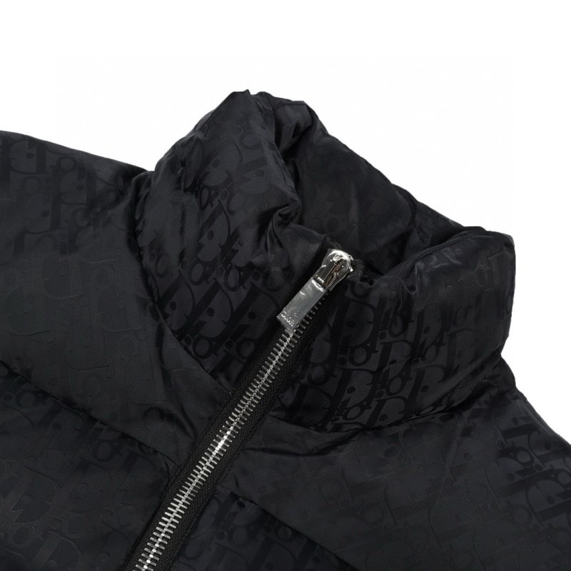 Dior Black Monogram Down Puffer Jacket view