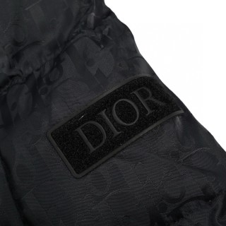 Dior 23SS Monogram Print Puffer Down Jacket Black view 4