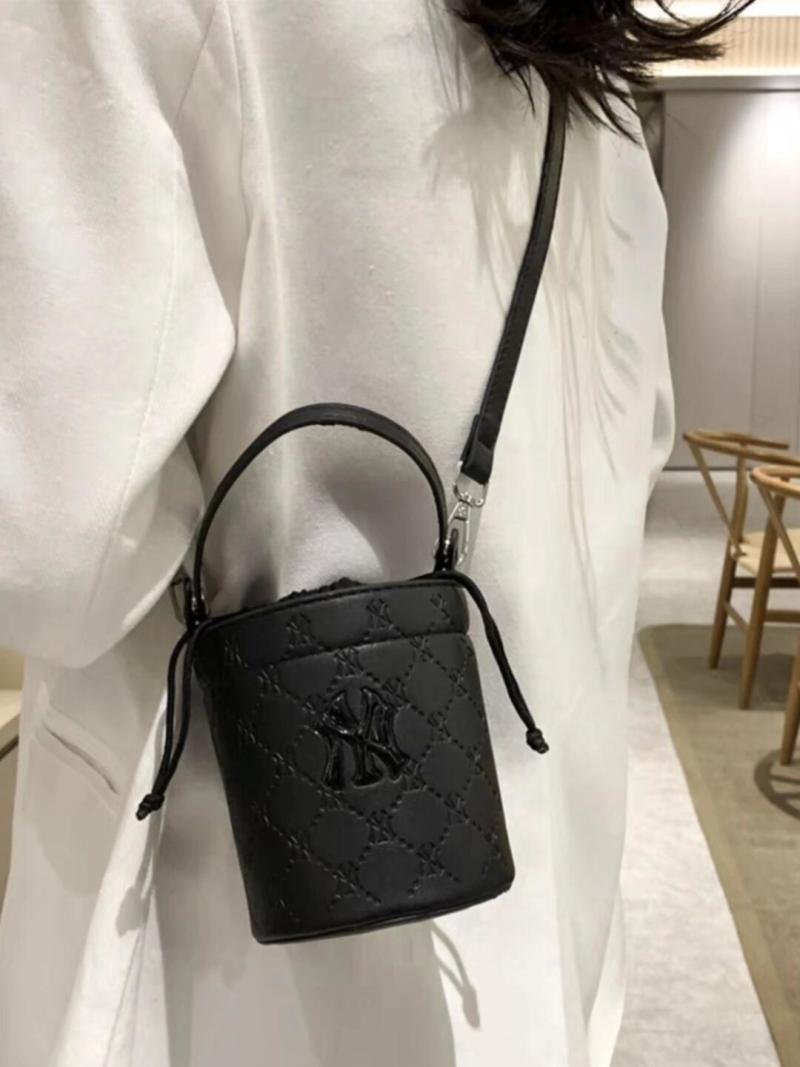 MLB Monogram Nano Bucket Shoulder Bag Black view