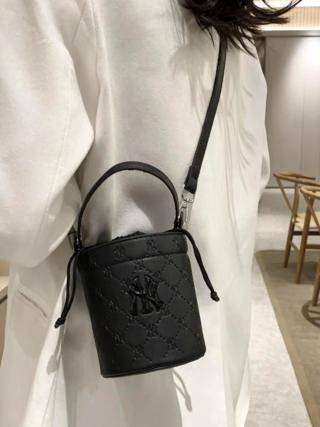 MLB Monogram Nano Bucket Shoulder Bag Black view 6