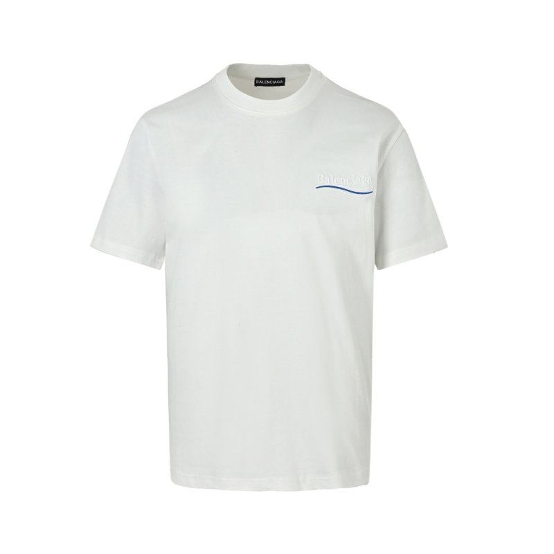 Balenciaga Wave Logo White T-Shirt view