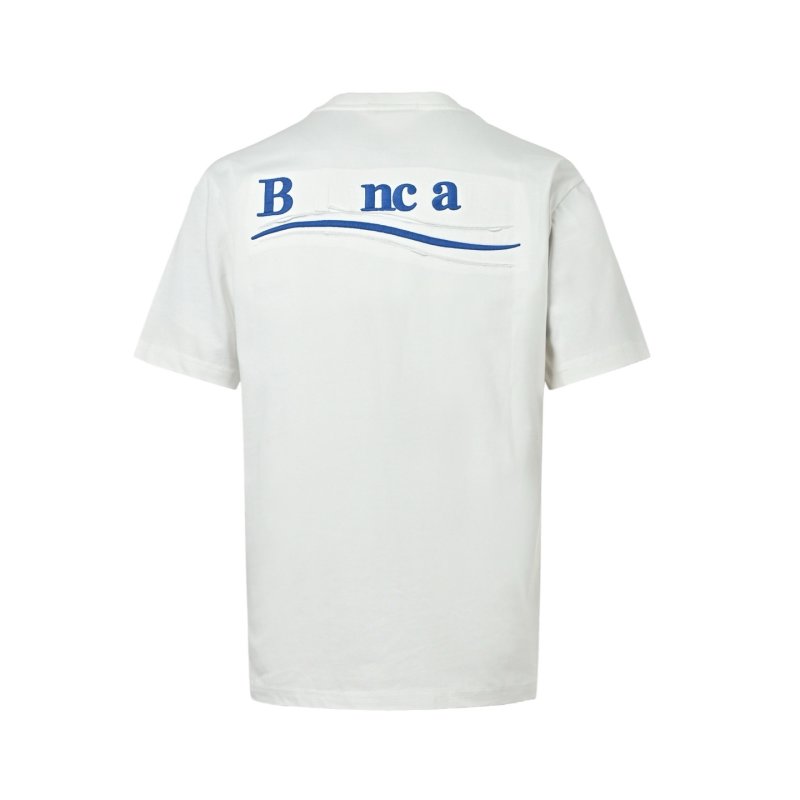Balenciaga Wave Logo White T-Shirt view