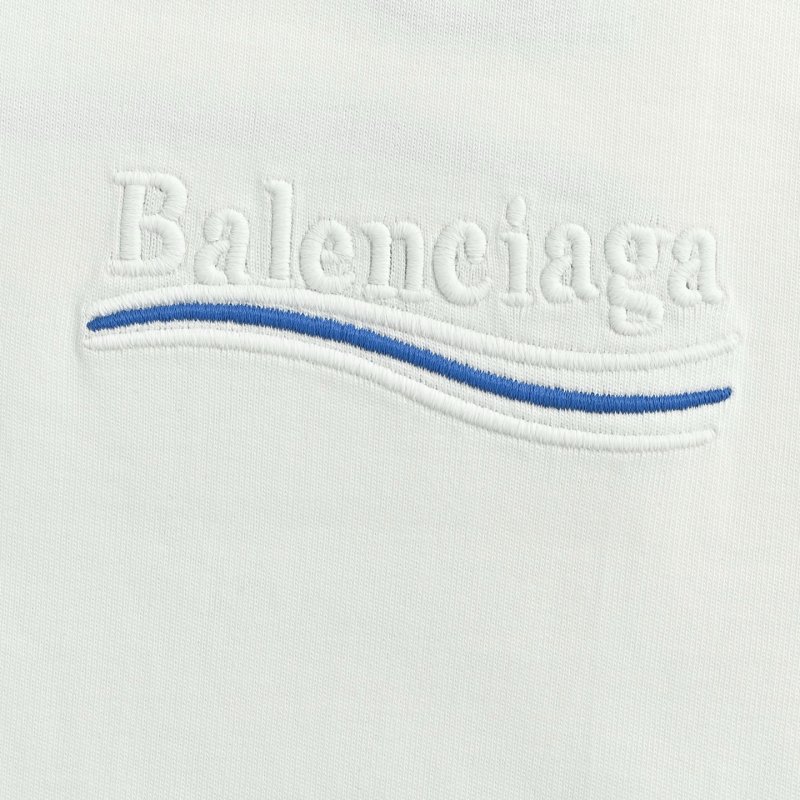 Balenciaga Wave Logo White T-Shirt view