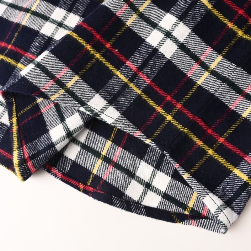 Stone Island Navy Red Yellow Tartan Check Shirt view