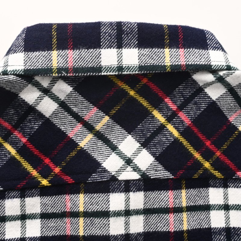 Stone Island Navy Red Yellow Tartan Check Shirt view