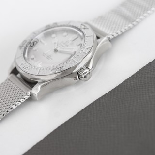 Omega Seamaster Diver 300M Steel Mesh Watch view 6
