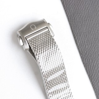 Omega Seamaster Diver 300M Steel Mesh Watch view 8