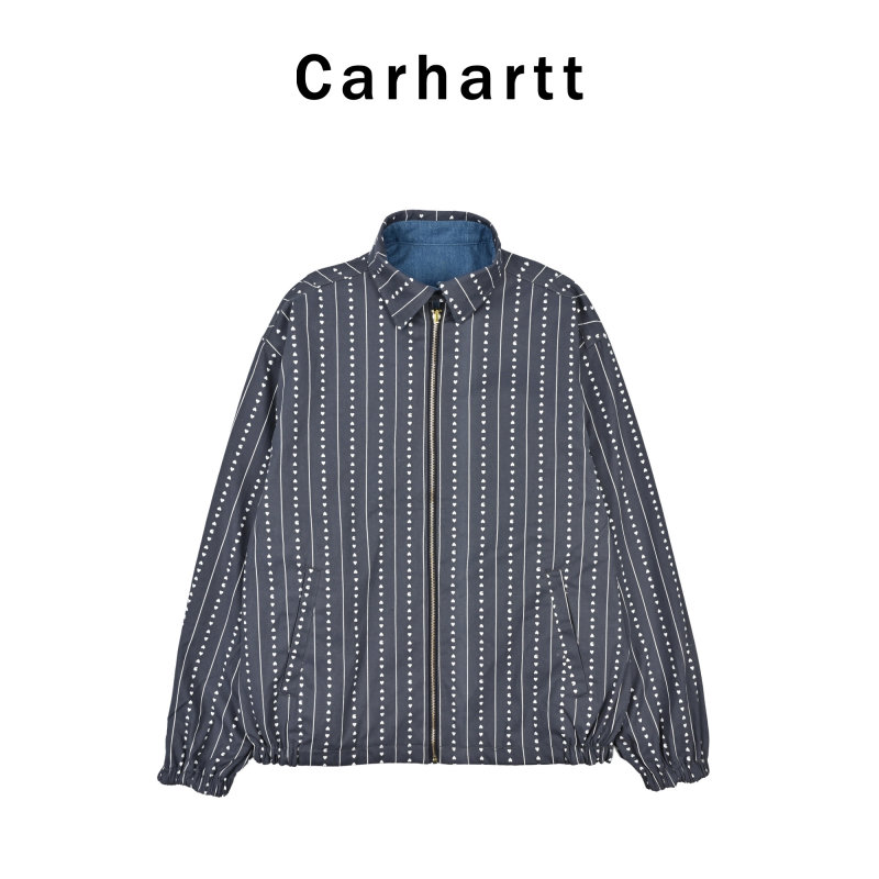 Oversized Denim Shirt Jacket Blue view