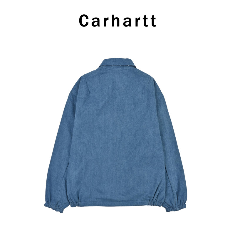 Oversized Denim Shirt Jacket Blue view