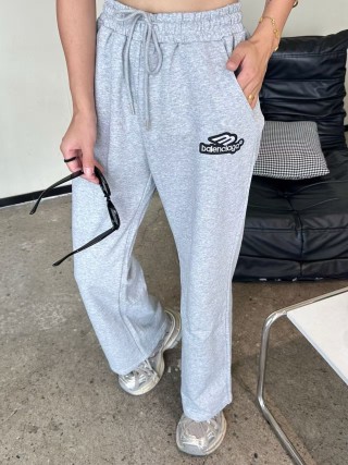 Balenciaga Light Grey Logo Sweatpants