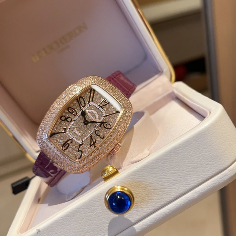 Franck Muller Diamond Oval Tonneau Watch Gold view