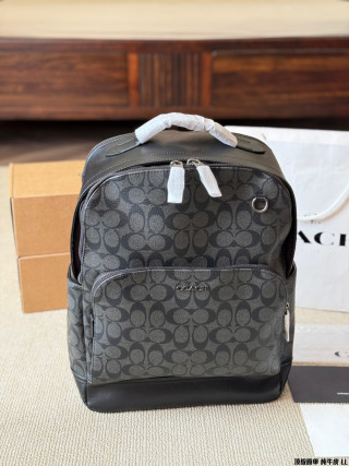 Coach Graham 1:1 UA Backpack - Black/Grey Monogram