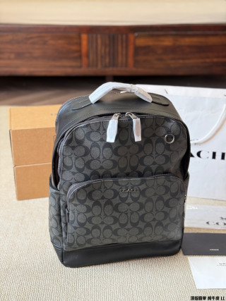Coach Graham 1:1 UA Backpack - Black/Grey Monogram view 3