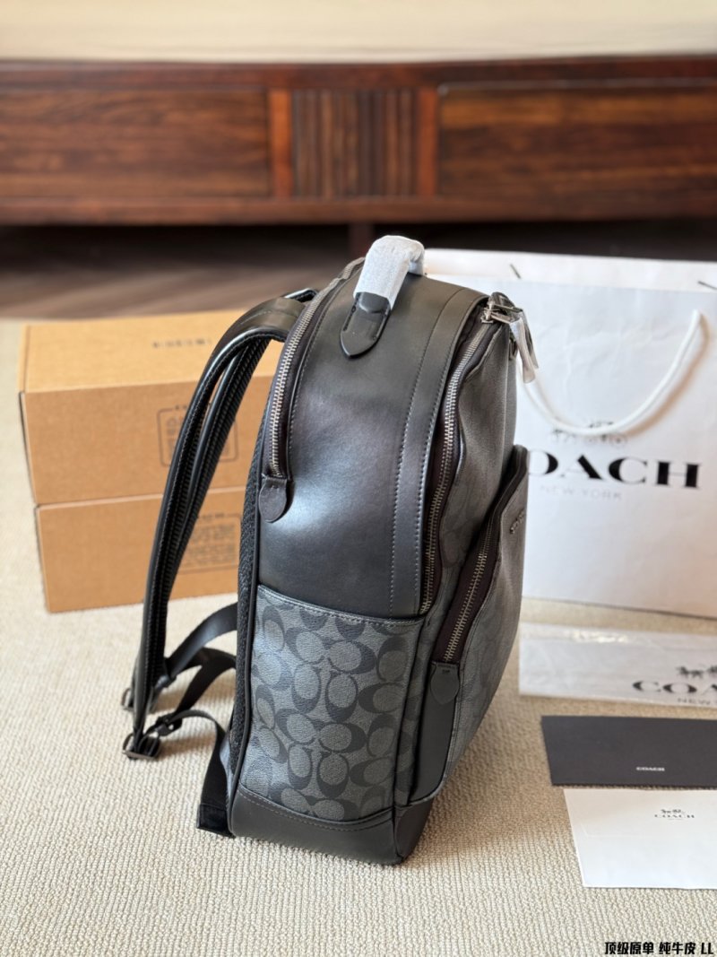 Coach Graham 1:1 UA Backpack - Black/Grey Monogram view