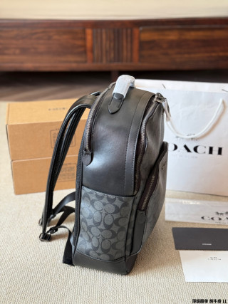 Coach Graham 1:1 UA Backpack - Black/Grey Monogram view 7