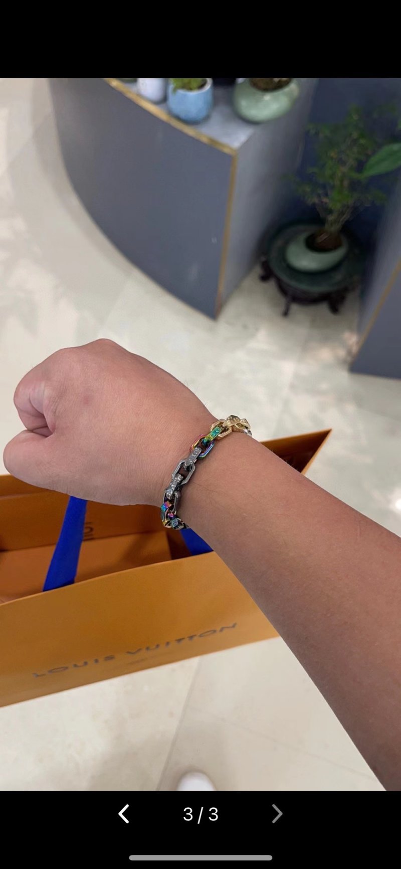Louis Vuitton Paradise Chain Multi-Color Link Bracelet view