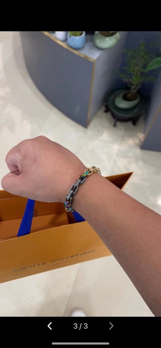 Louis Vuitton Paradise Chain Multi-Color Link Bracelet view 3