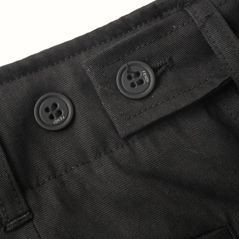 Black Cargo Pants with Multiple Pockets view