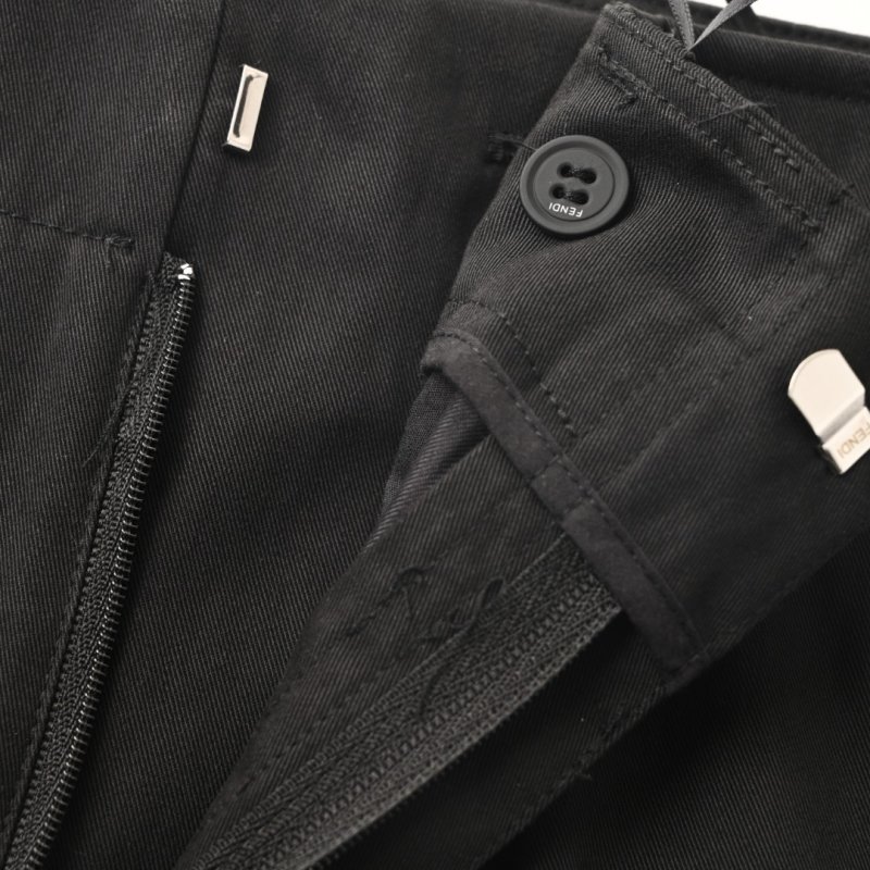 Black Cargo Pants with Multiple Pockets view