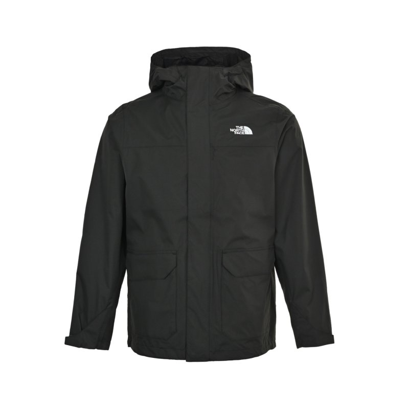 The North Face Black Lightweight Windbreaker Jacket view