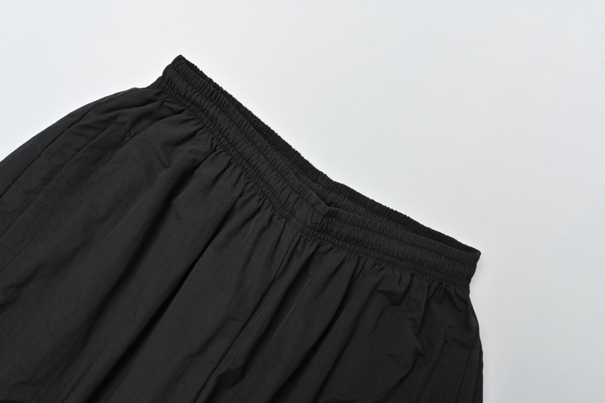 Balenciaga Navy Logo Wide-Leg Jeans view