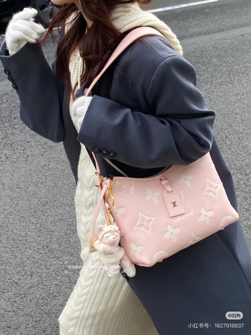 Louis Vuitton Coussin PM Monogram Embossed Pink Shoulder Bag view