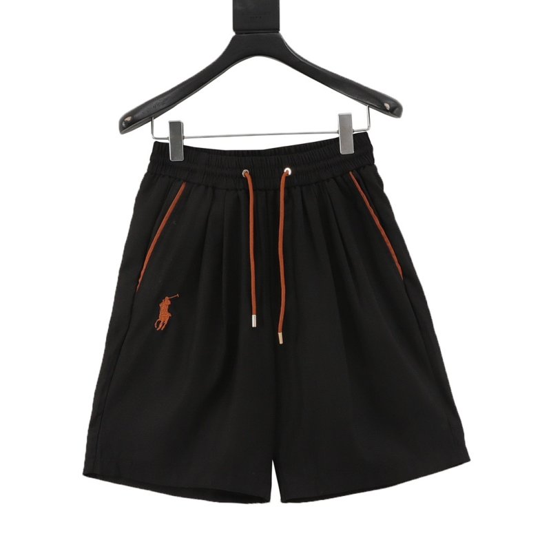 Ralph Lauren Pony Embroidered Black Shorts