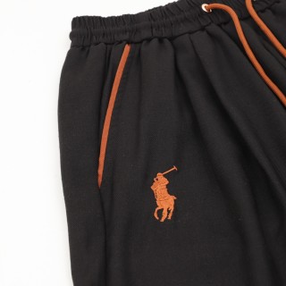 Ralph Lauren Pony Embroidered Black Shorts view 4