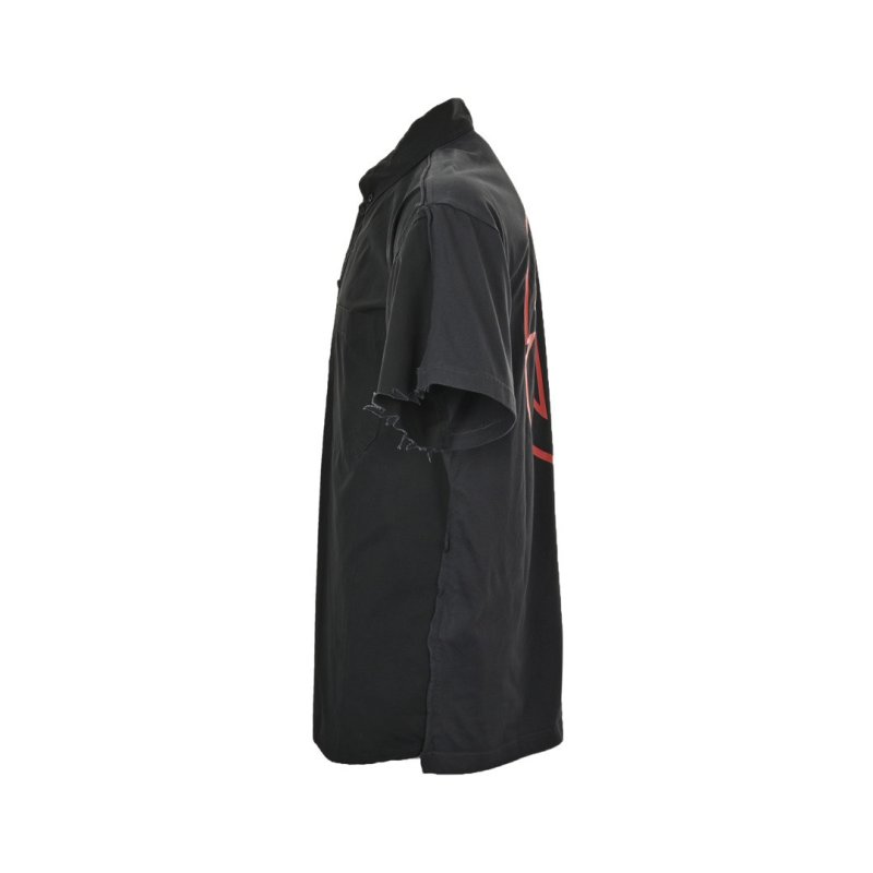 Chrome Hearts Black Red Cross Oversized Shirt view