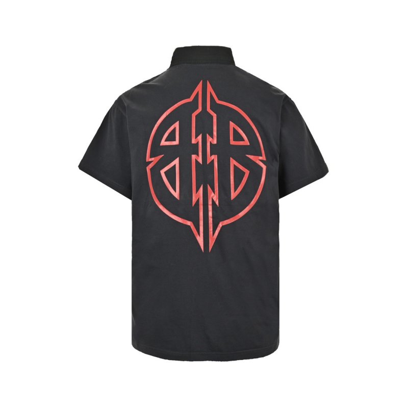 Chrome Hearts Black Red Cross Oversized Shirt view
