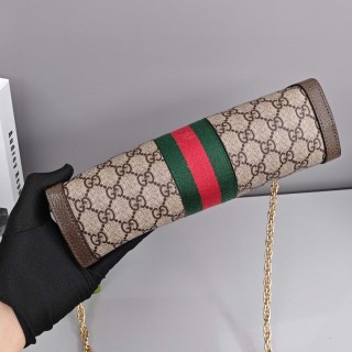 Gucci Ophidia GG Supreme Canvas Shoulder Bag Beige view 8