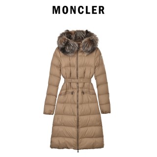 Moncler Beige Quilted Down Puffer Jacket view 6