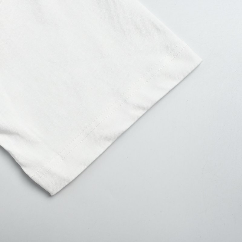 White Short Sleeve T-Shirt with Chest Pocket Detail view