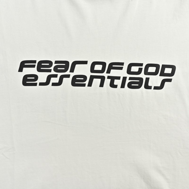 Fear of God Essentials White Logo T-Shirt view