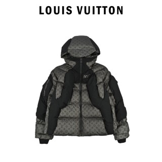 Nike Black Puffer Down Jacket view 7